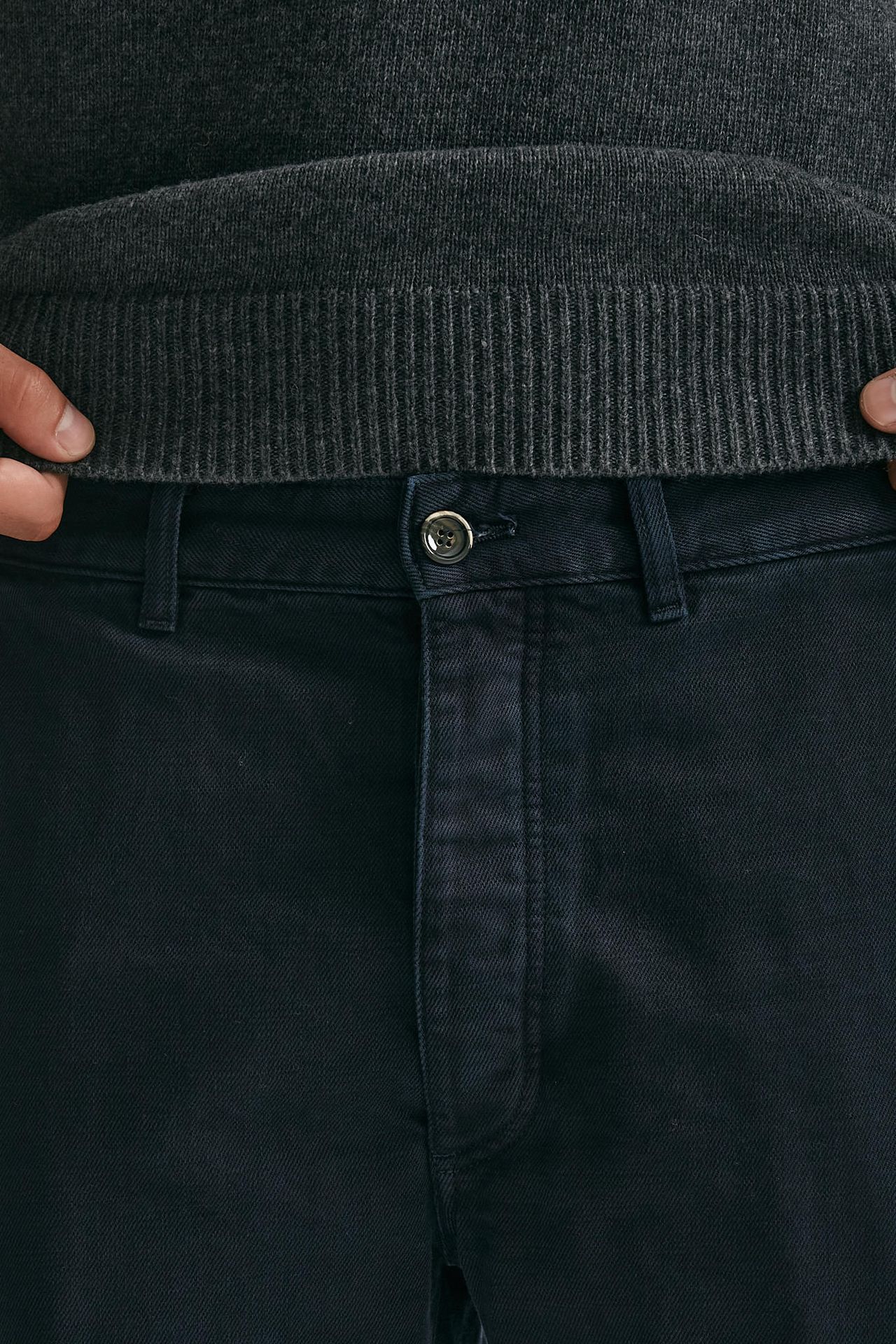 Pantalone TIM in cotone fermo lavato blu men Nine in the morning - 5