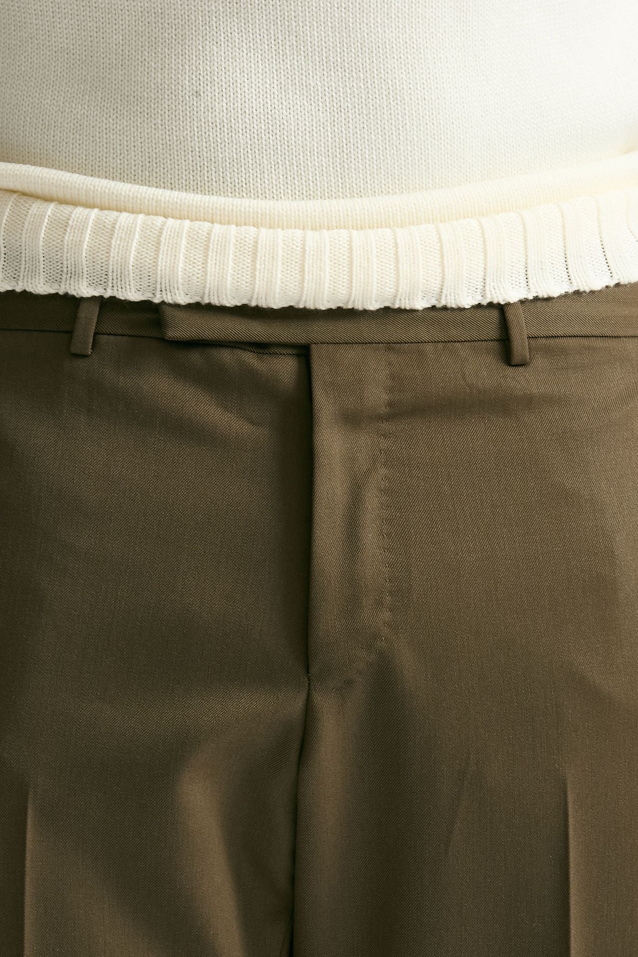 Pantalone EDGE-REBEL in lana cammello men Pt torino - 5