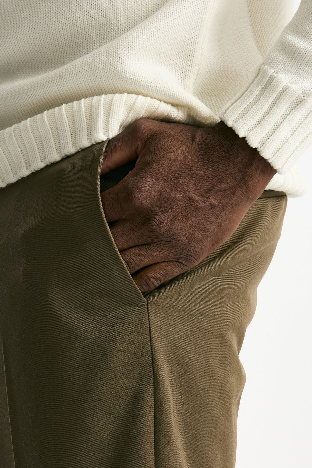 Pantalone EDGE-REBEL in lana cammello men Pt torino - 6