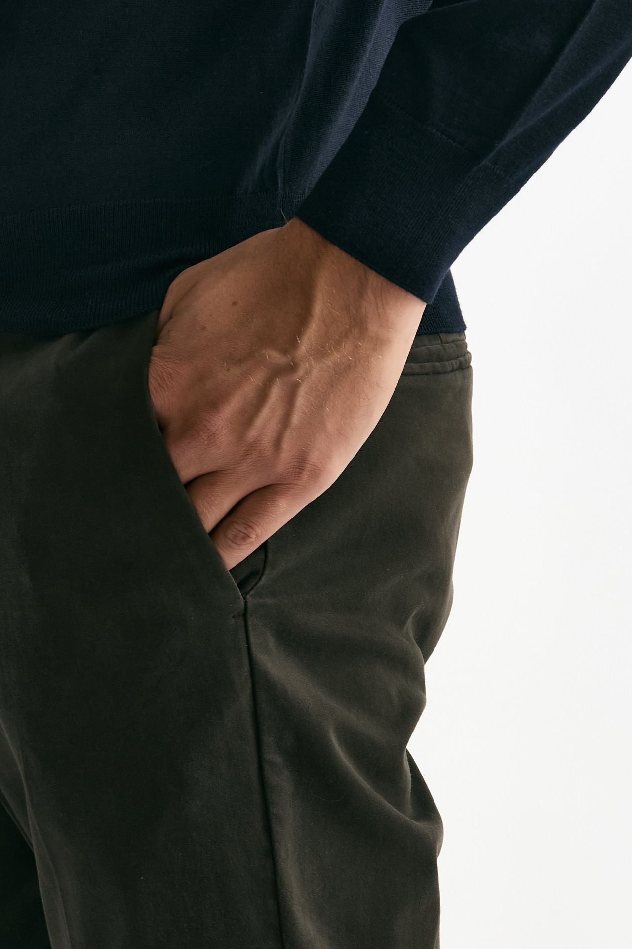 Pantalone EDGE- DIECI in cotone stretch marrone men Pt torino - 6