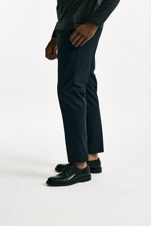 Pantalone EDGE-REBEL in cotone fermo blu men Pt torino