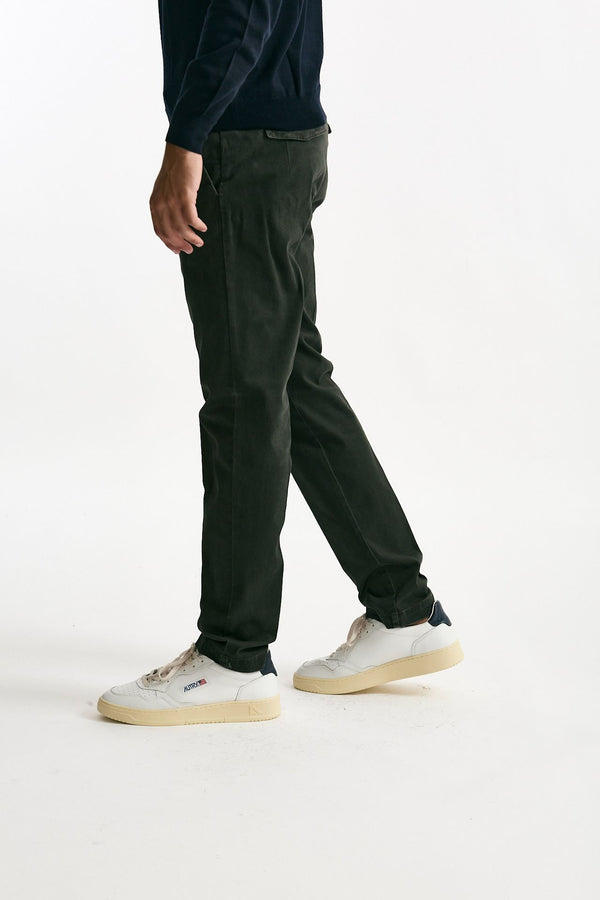 Pantalone MASTER FIT in cotone stretch verdone men Pt torino
