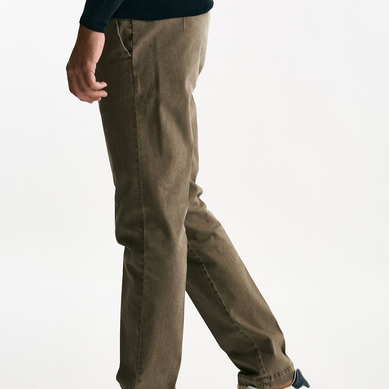 Pantalone MASTER FIT in cotone stretch tortora men Pt torino - 8