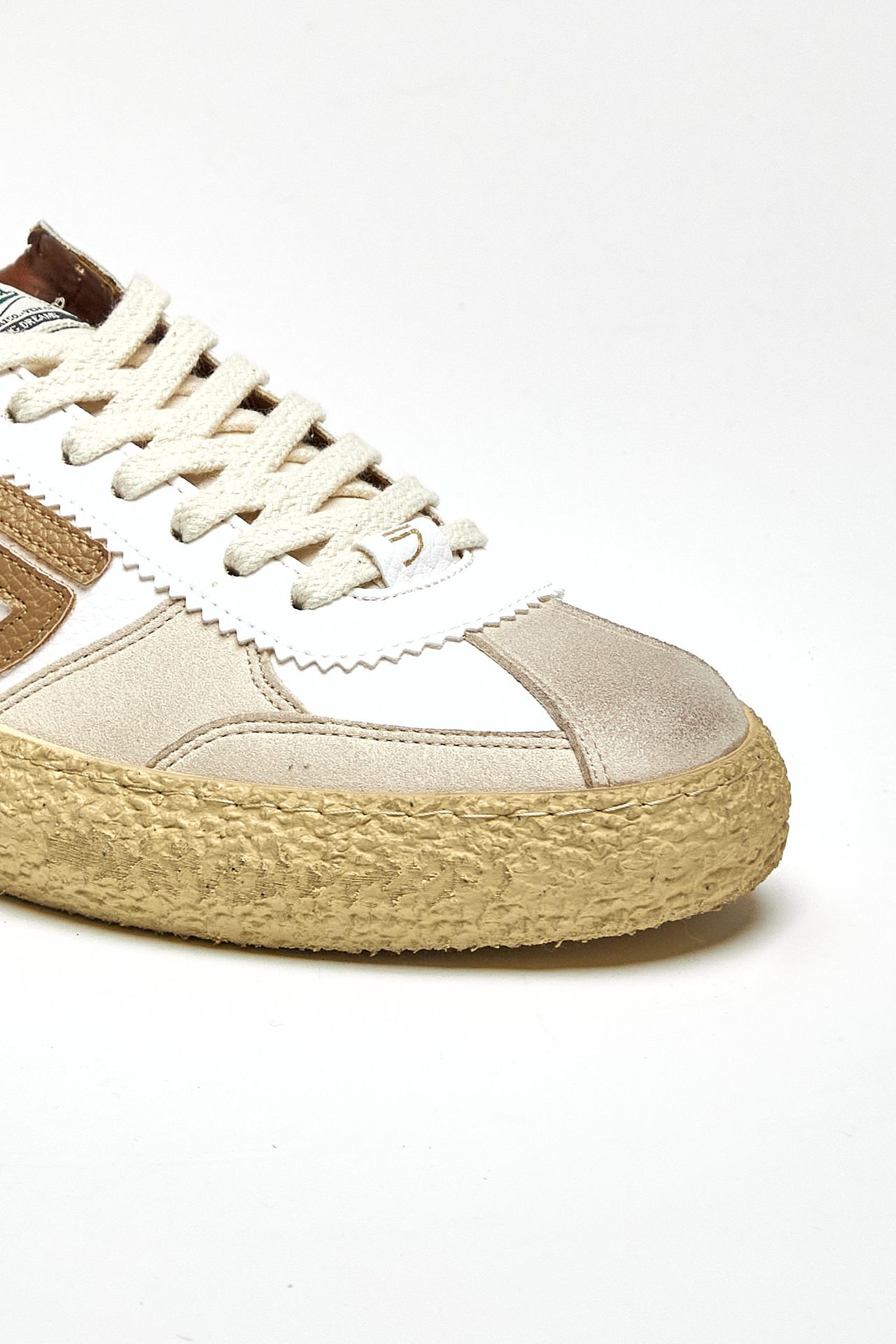 Sneaker 1.01 BISCOTTO in ecopelle vintage bianco men Puraai - 5