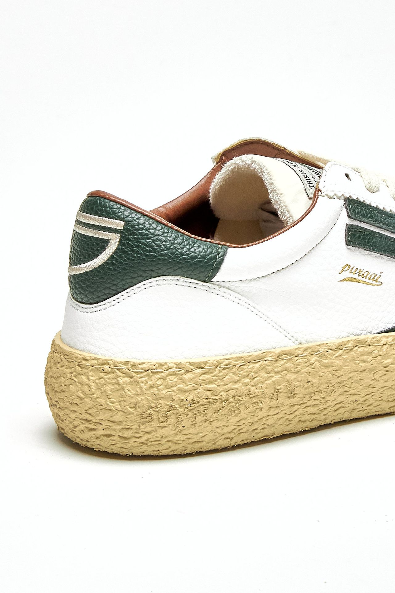 Sneaker 1.01 VISCHIO in ecopelle vintage bianco men Puraai - 7