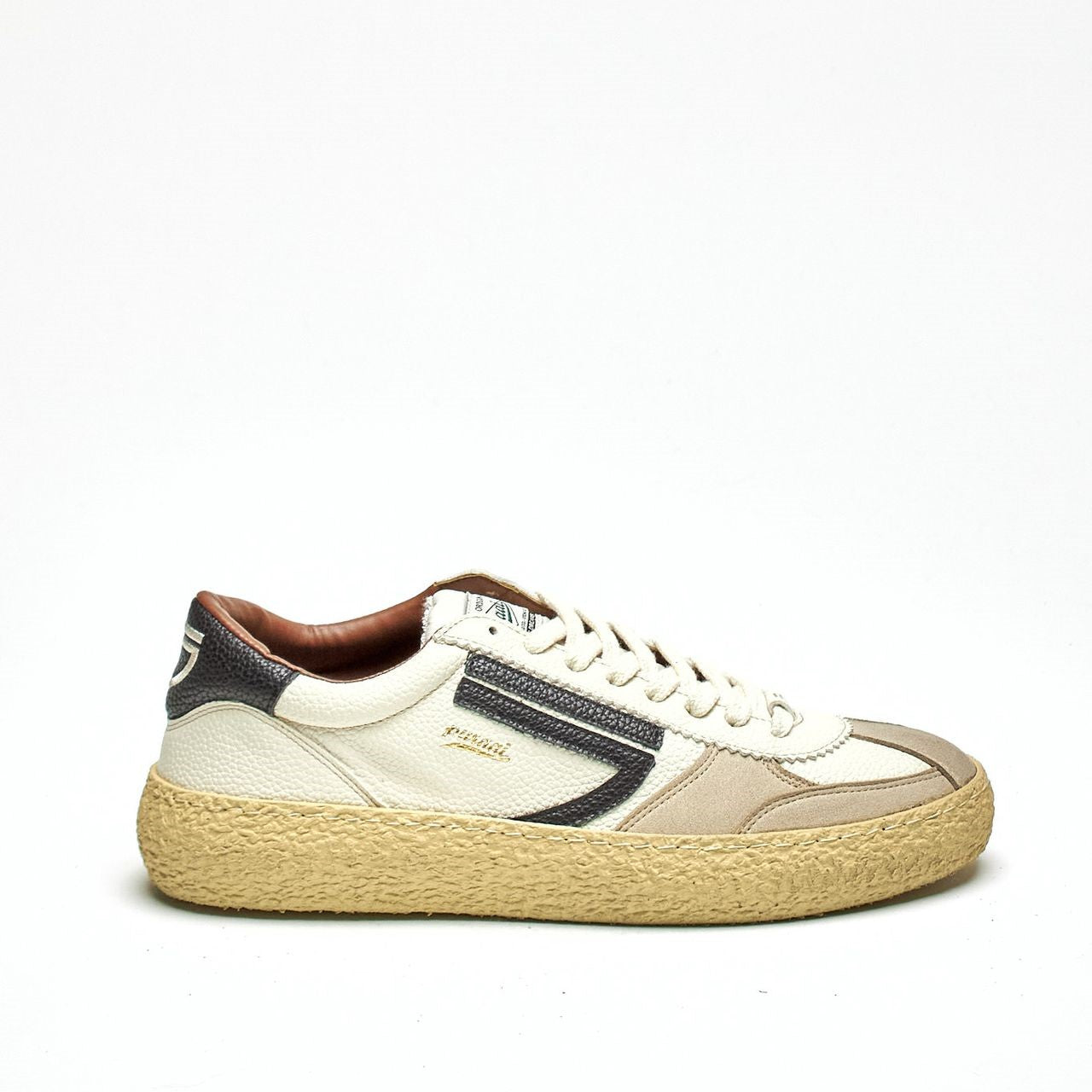 Sneaker in ecopelle 1.01 OSSO vintage bianco men Puraai - 8