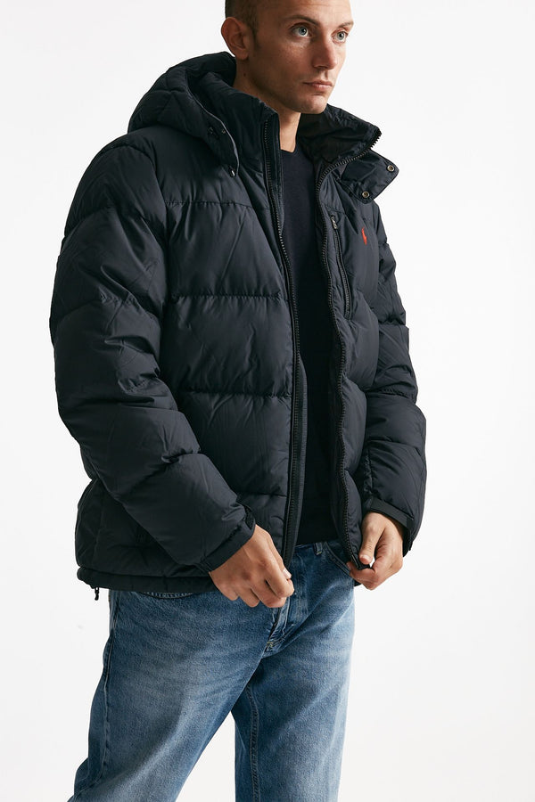 piumino in nylon nero men Polo ralph lauren