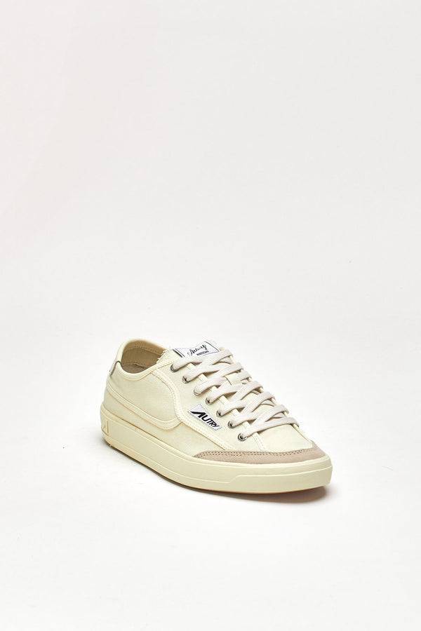 Sneakers SNEAKERS WINDSCAPE LOW in canvas crema men Autry