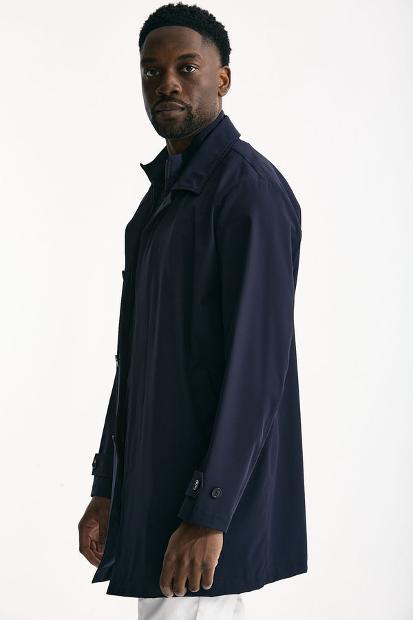 Soprabito in nylon stretch blu men Fay