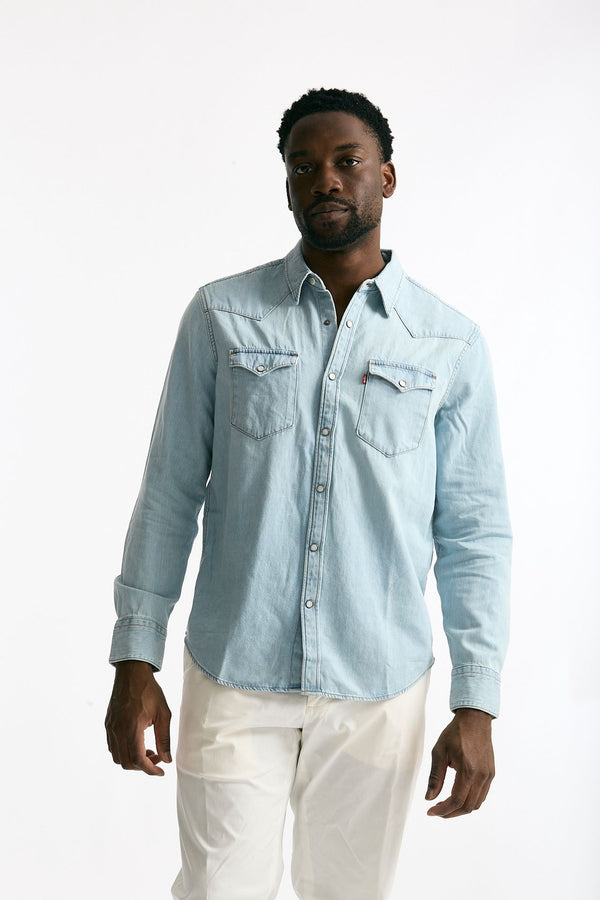 Camicia in denim lavaggio chiaro men Levi's