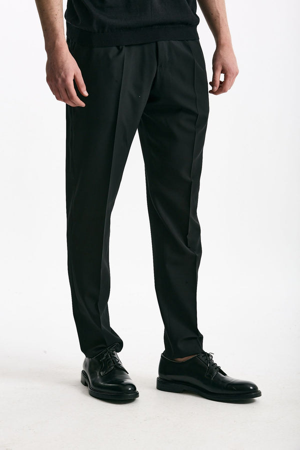 Pantalone in lana ferma UNION nero men Pt torino