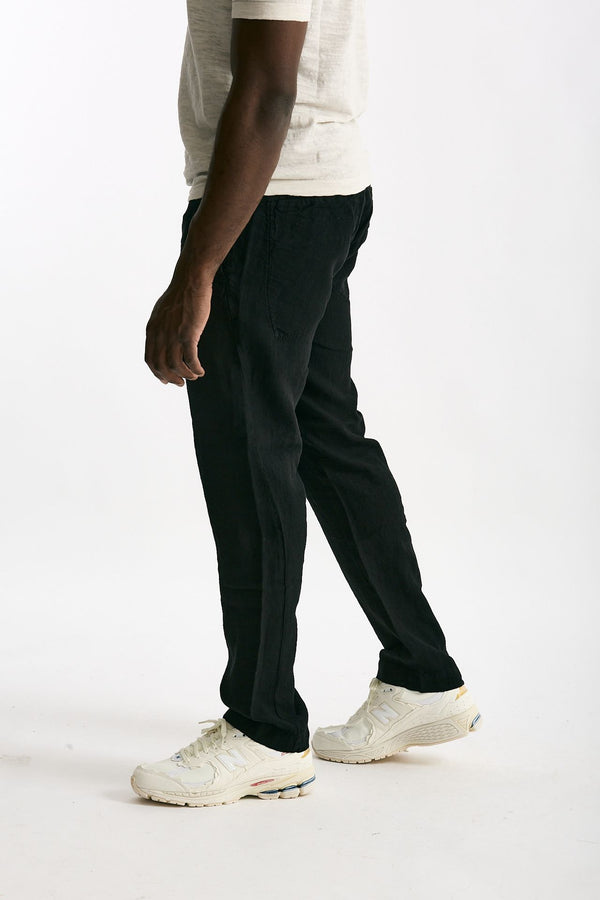 Pantalone in lino nero men Transit uomo