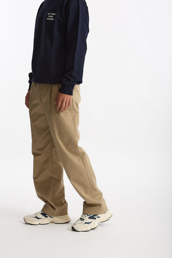 Pantalone Misto cotone beige men Drôle de monsieur
