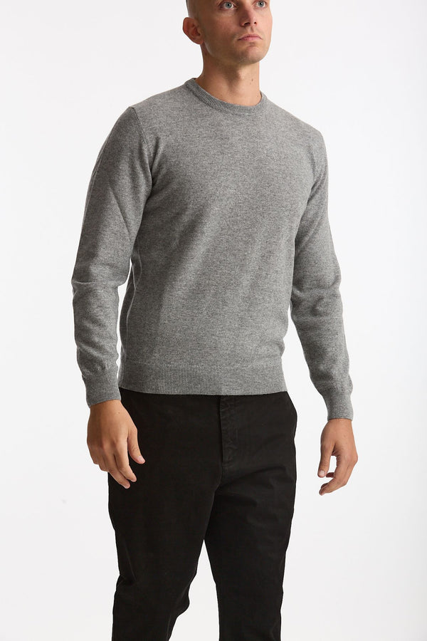 Maglia in lana e cashmere grigio men Mauro ottaviani