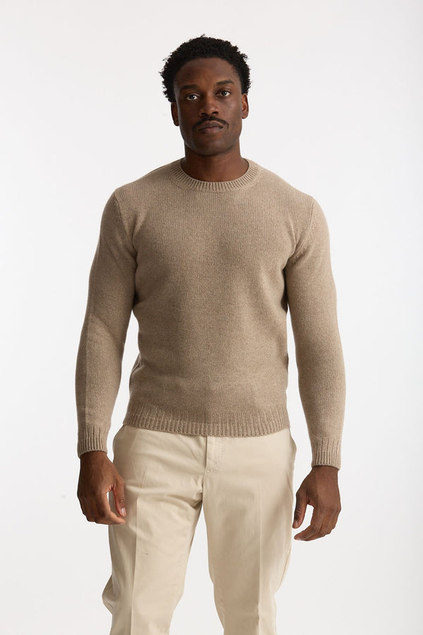 Maglia in cashmere beige men Mauro ottaviani