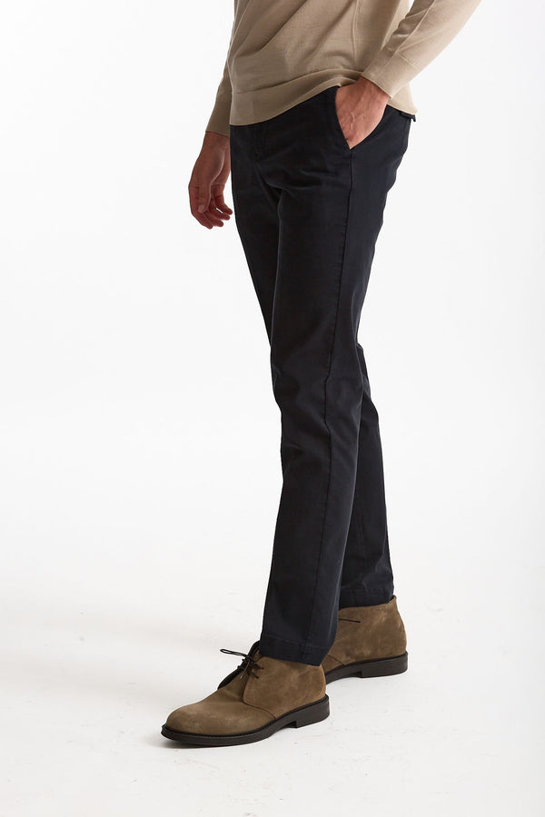Pantalone STYLE- MASTER in cotone stretch lavato blu men Pt torino