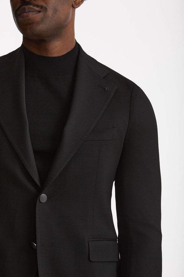 Giacca PINO LERARIO monopetto nero men Tagliatore