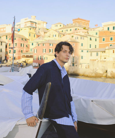 Summer knitwear by Atomo Factory in the men’s wardrobe