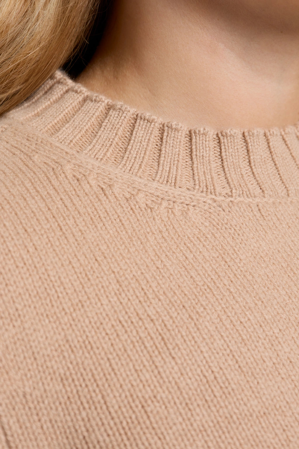 Maglia in lana e cachemire cammello women Twinies - 5