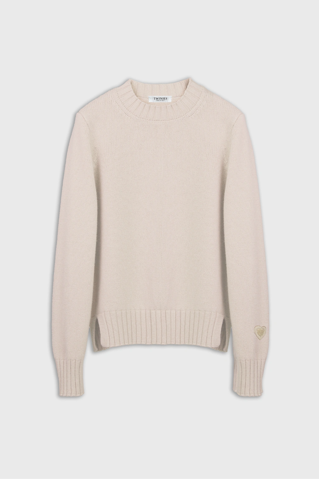 Maglia in lana e cachemire panna women Twinies - 5