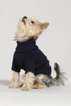 Maglia doggy in lana e cachemire blu women Twinies - 4