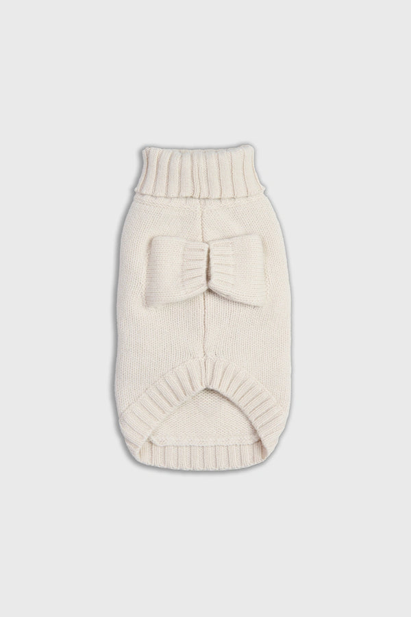 Maglia in lana e cachemire panna women Twinies