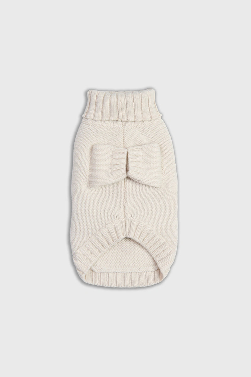 Maglia in lana e cachemire panna women Twinies - 2