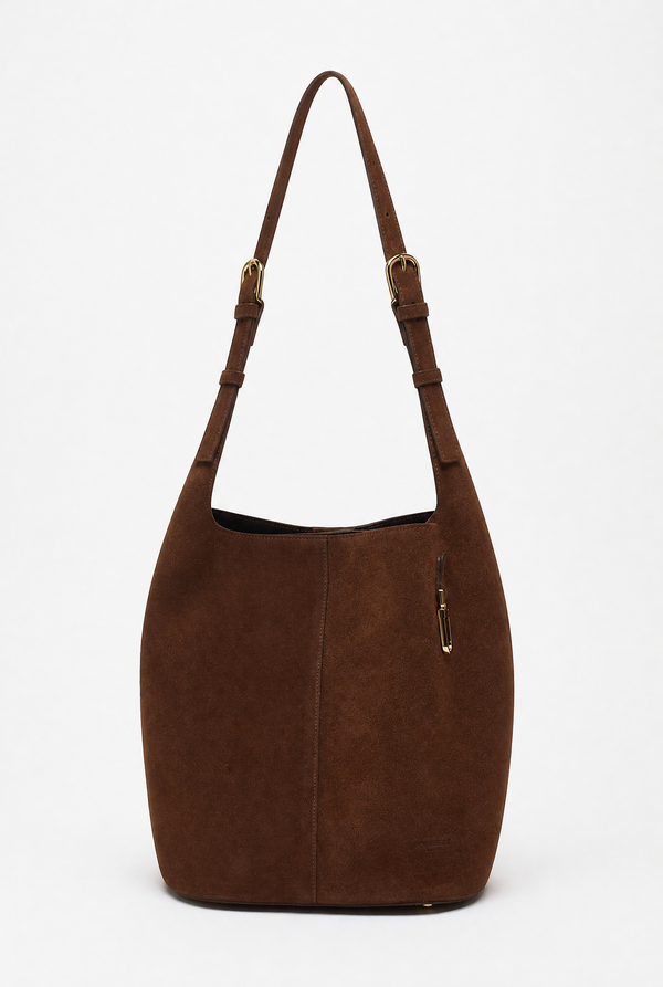 Borsa NOELIA in pelle scamosciata testa di moro women Avenue 67