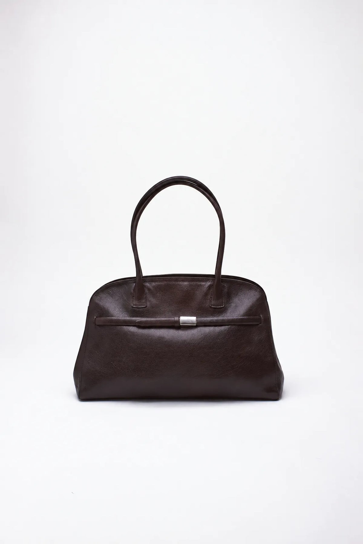 Borsa AURA LARGE in pelle testa di moro women Orciani - 1