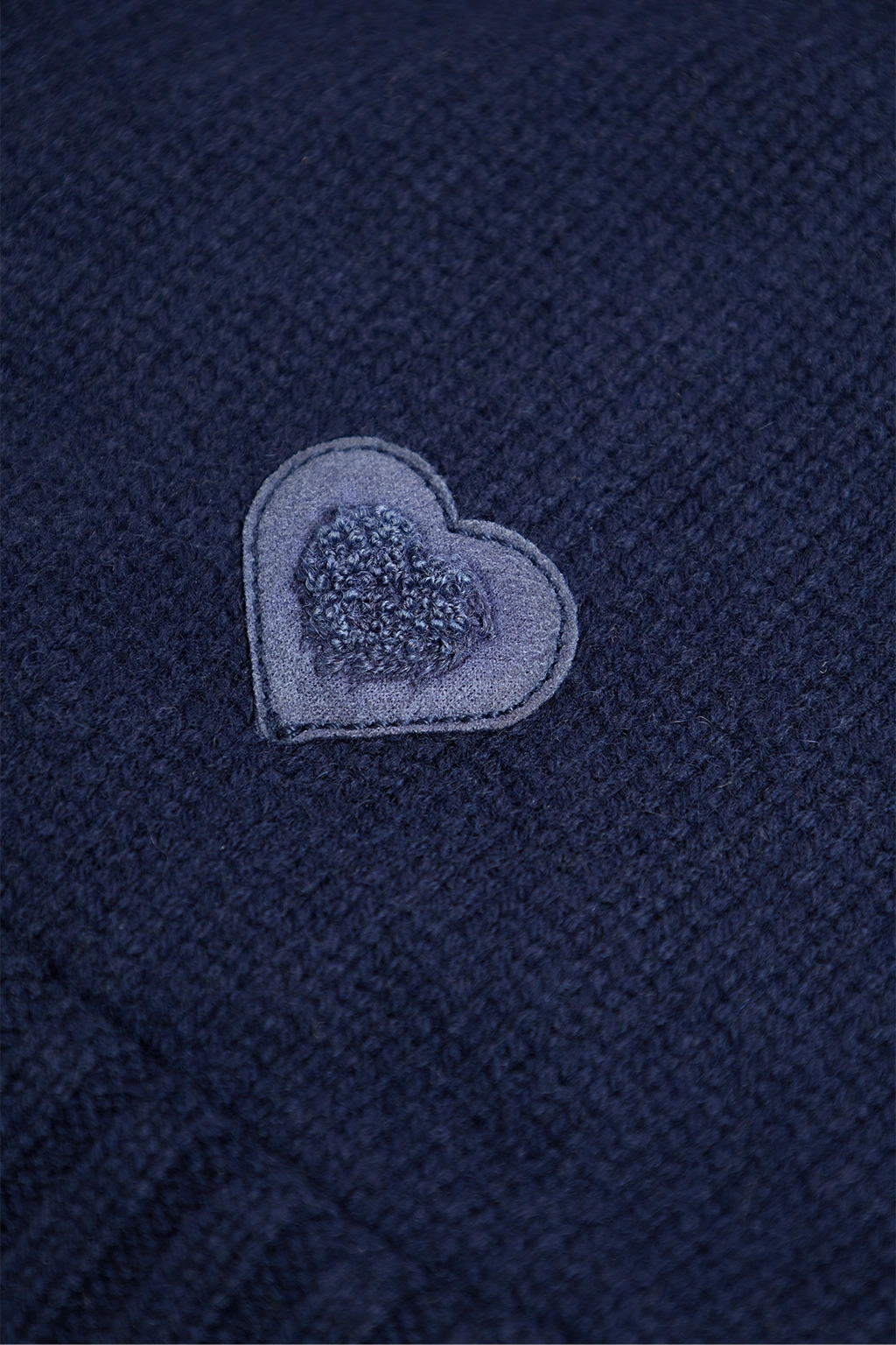 Maglia doggy in lana e cachemire blu women Twinies - 6