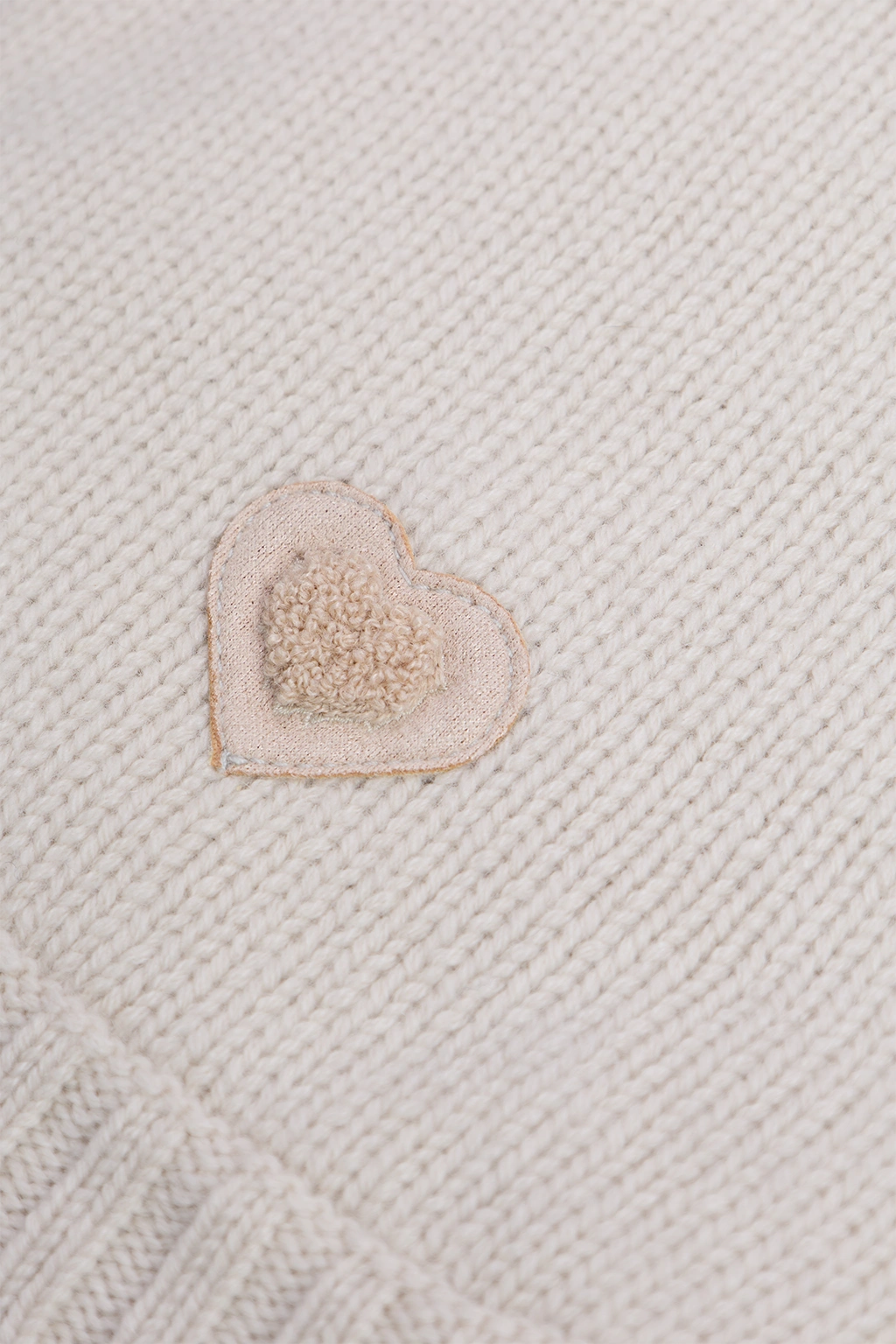 Maglia in lana e cachemire panna women Twinies - 6