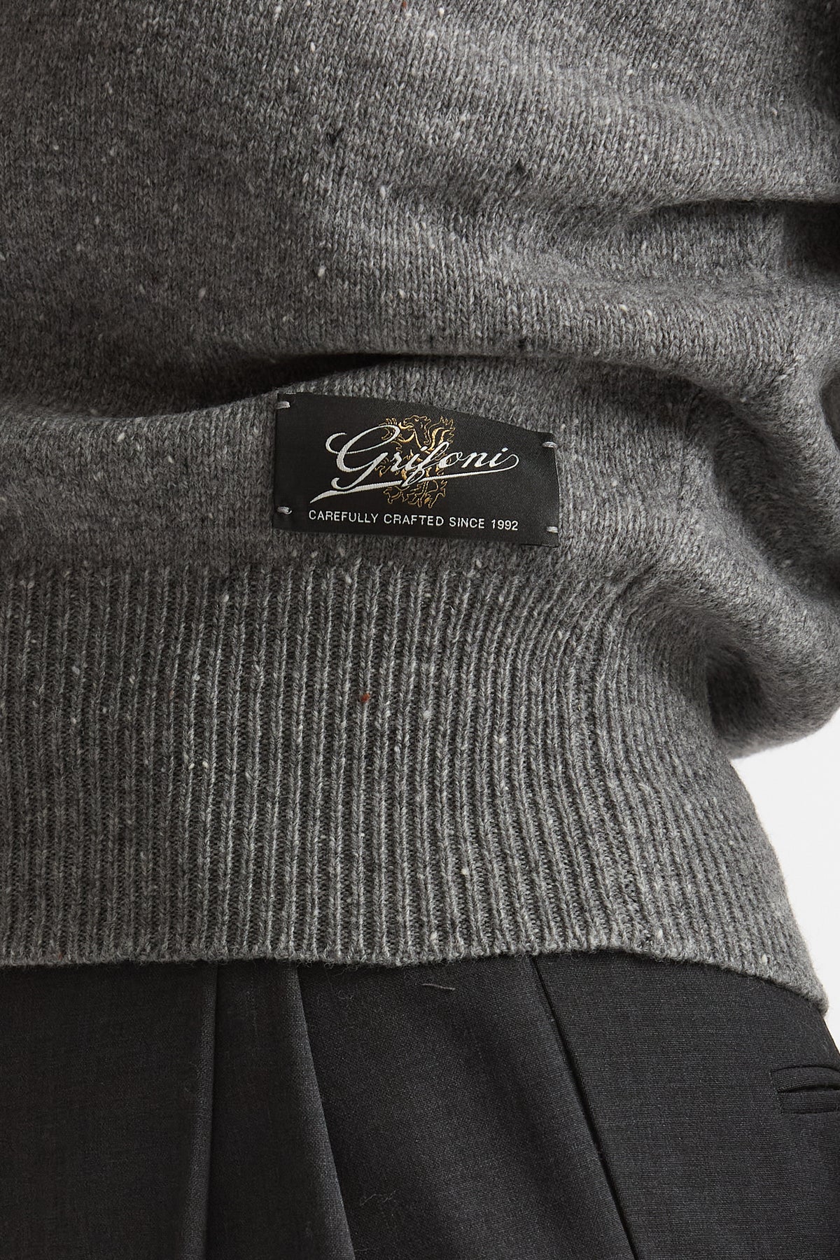 Maglia con zip grigio women Grifoni - 5
