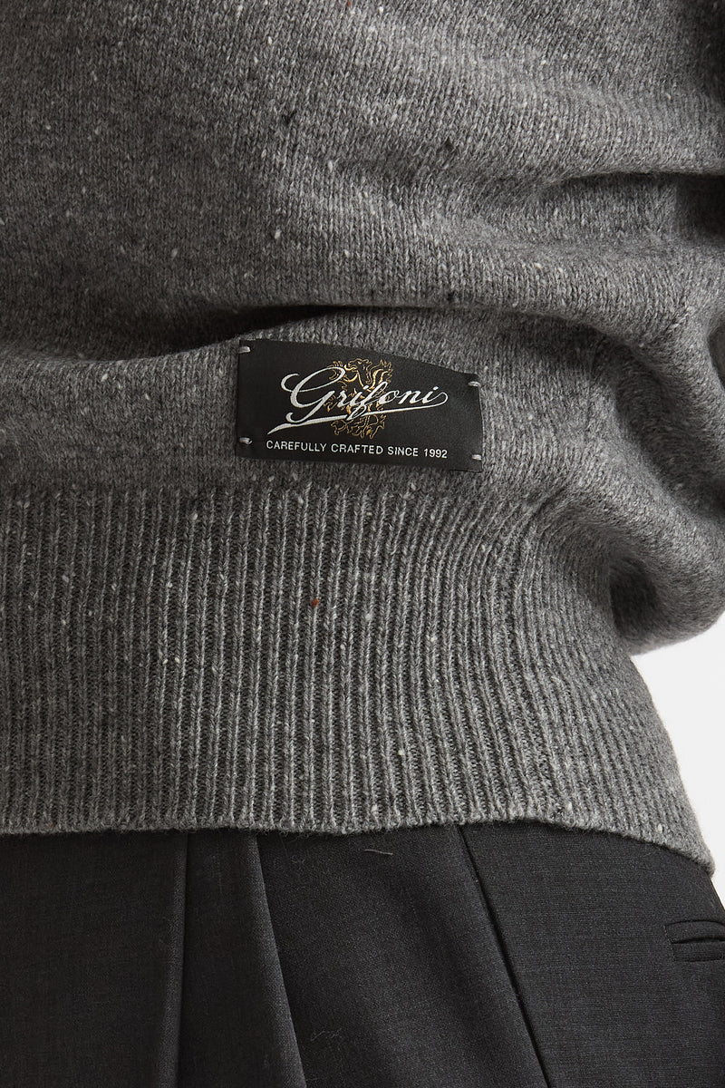 Maglia con zip grigio women Grifoni - 5