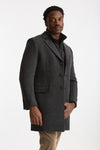 Cappotto monopetto double coat spigato grigio men Fay - 4