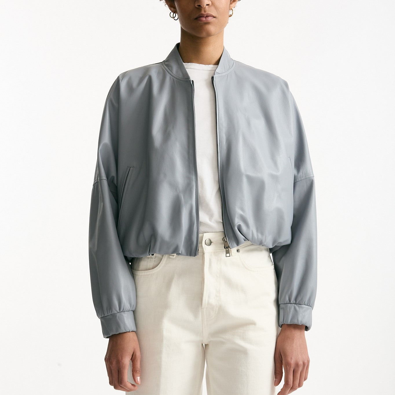 Bomber crop celeste women Myskin - 8