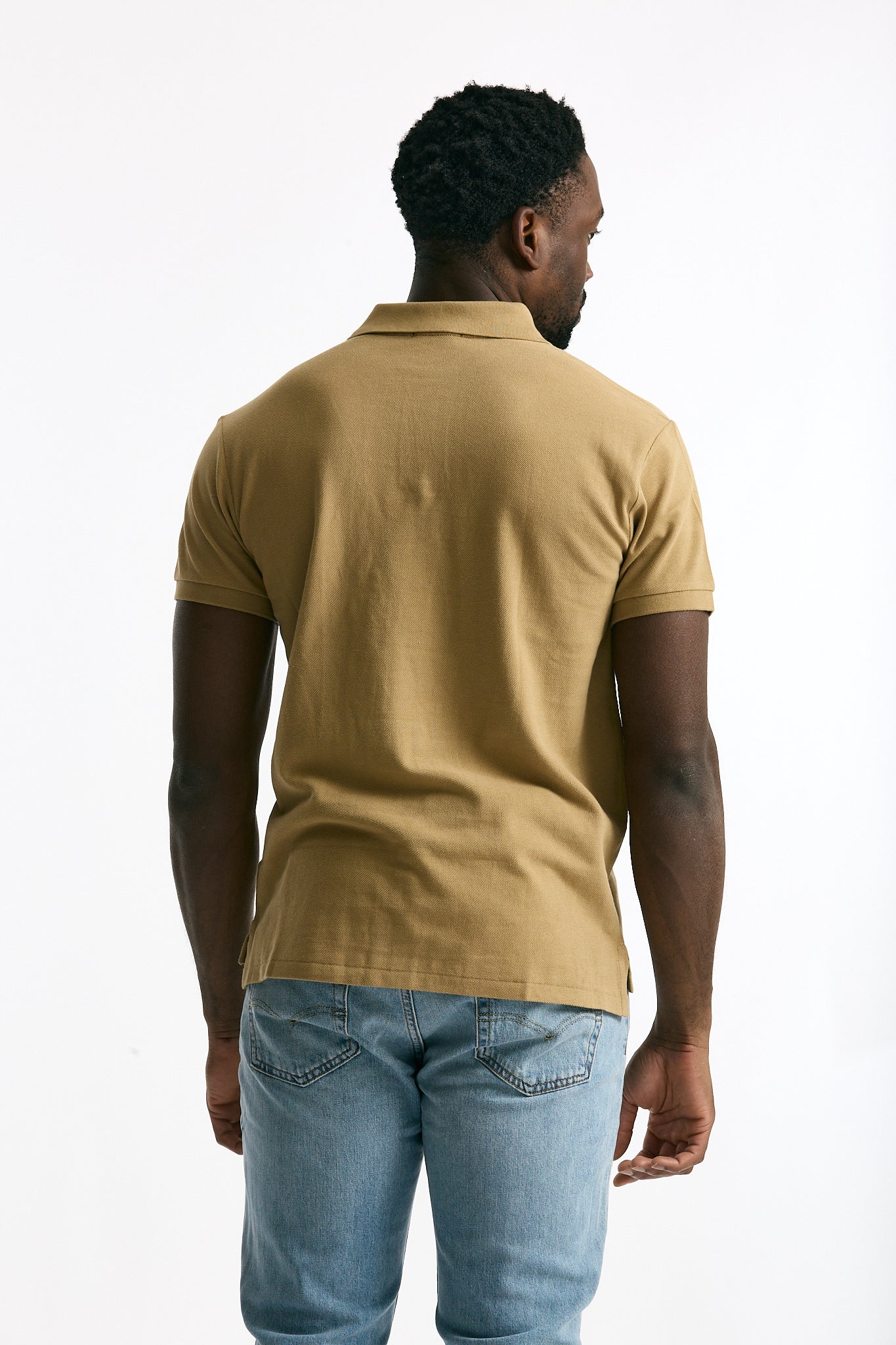 Polo in cotone piquet cammello men Polo ralph lauren - 4
