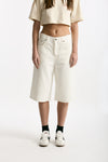 Bermuda in cotone e lino vita alta women Haikure - 1