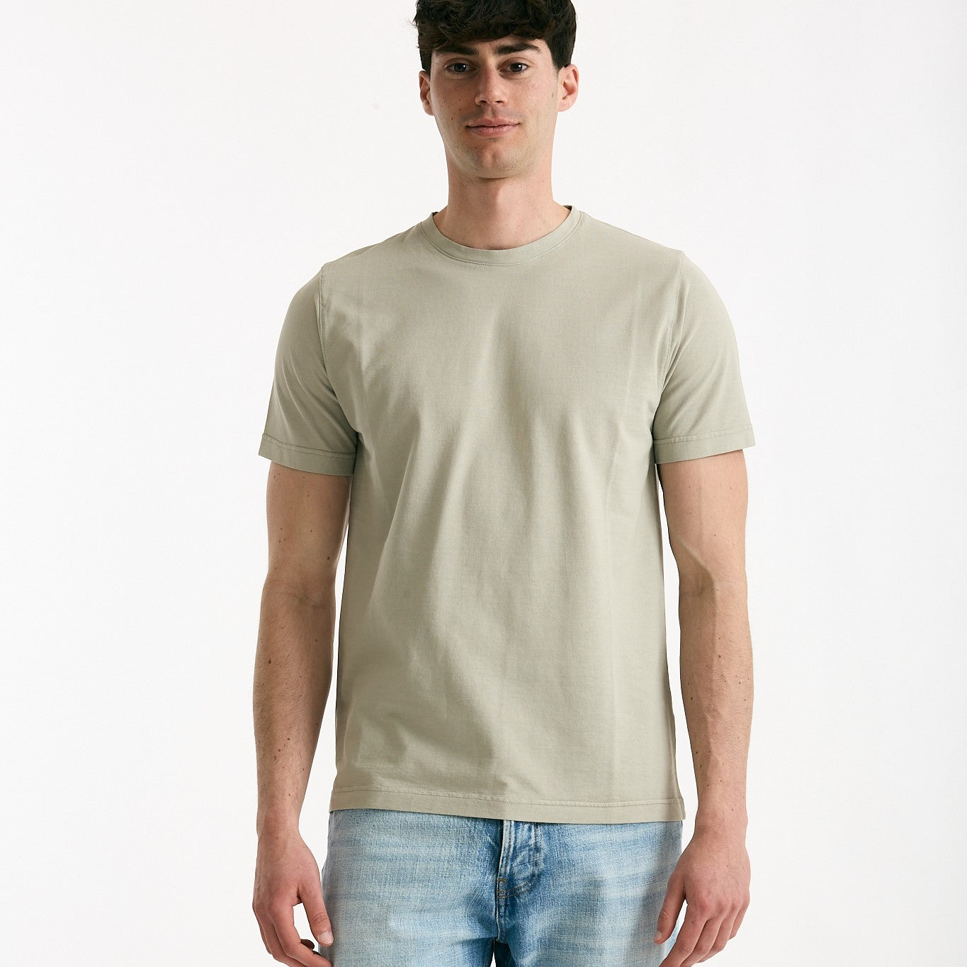 T shirt in cotone beige men ( p - s ) - 6