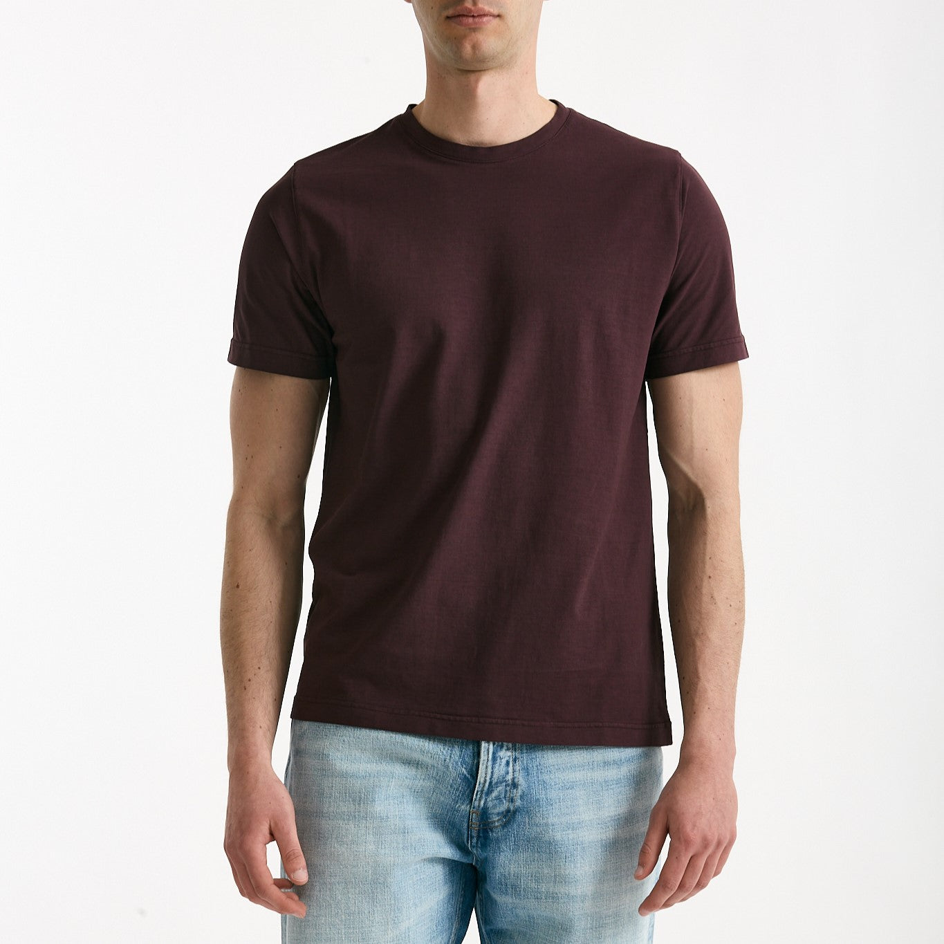 T-shirt in cotone melanzana men ( p - s ) - 6