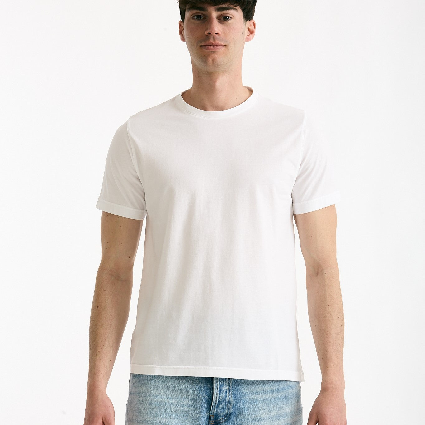 T-shirt in cotone bianco men ( p - s ) - 6