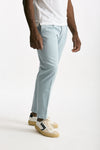 Pantalone azzurro Cotone e lino men Incotex - 1