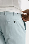 Pantalone azzurro Cotone e lino men Incotex - 7