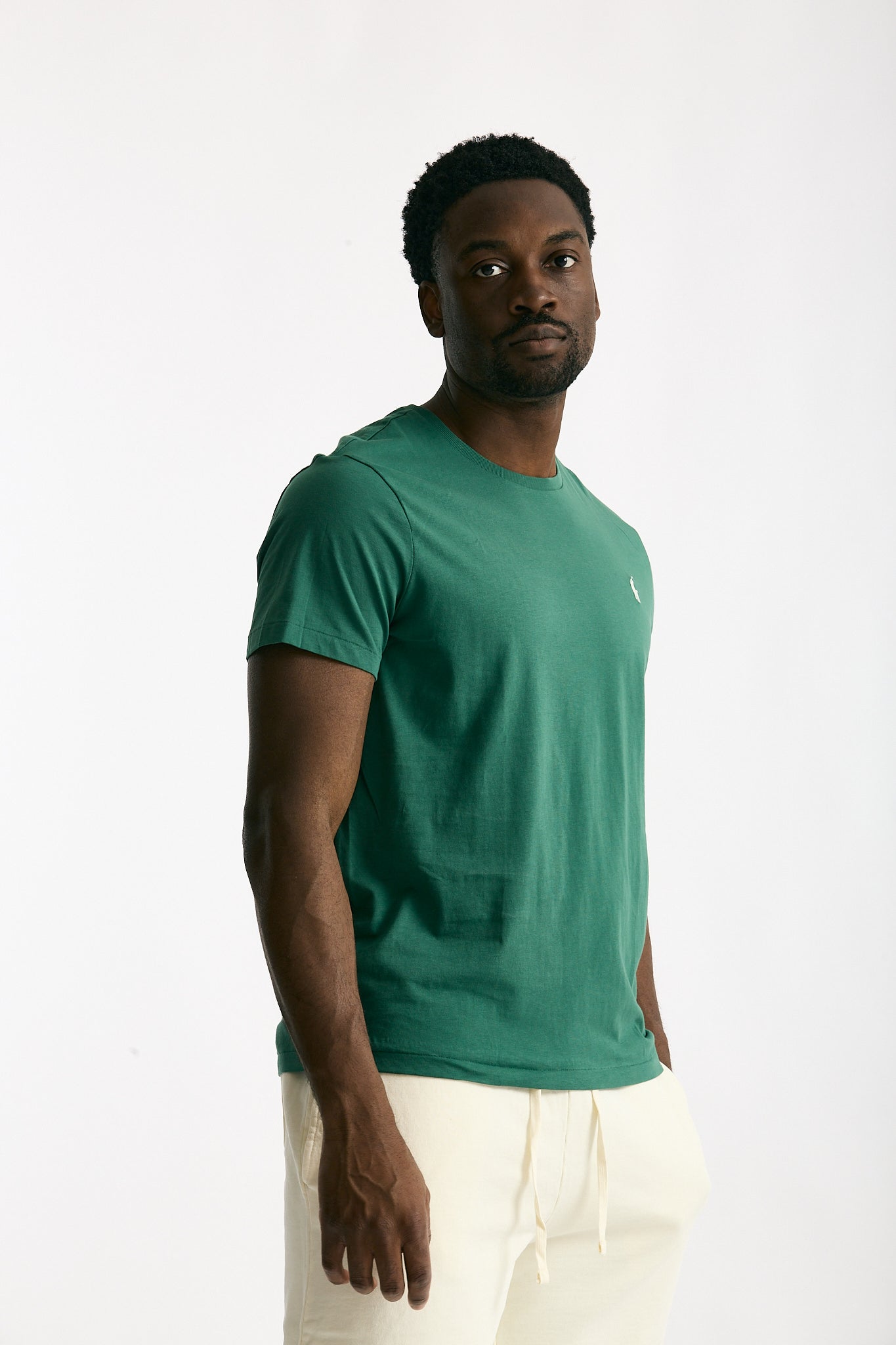 T-shirt in cotone verde smeraldo men Polo ralph lauren - 4