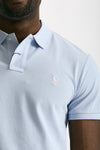 Polo in cotone piquet azzurro men Polo ralph lauren - 5