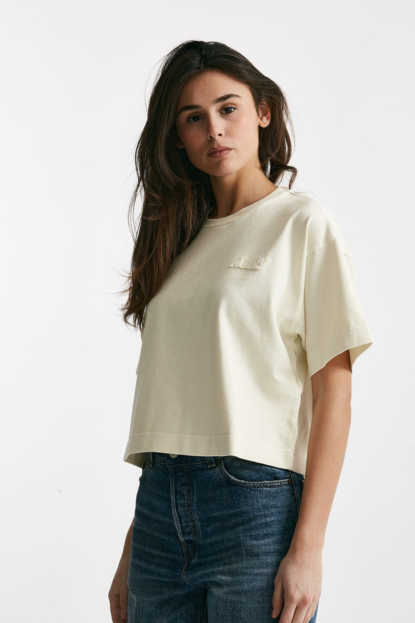 t-shirt scatolina panna women Autry