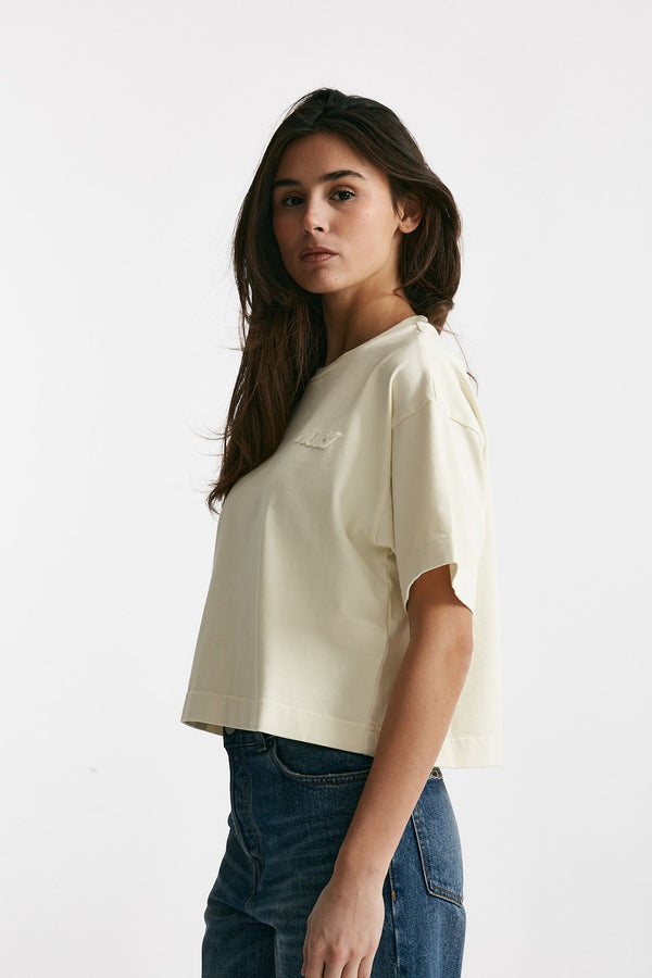 t-shirt scatolina panna women Autry