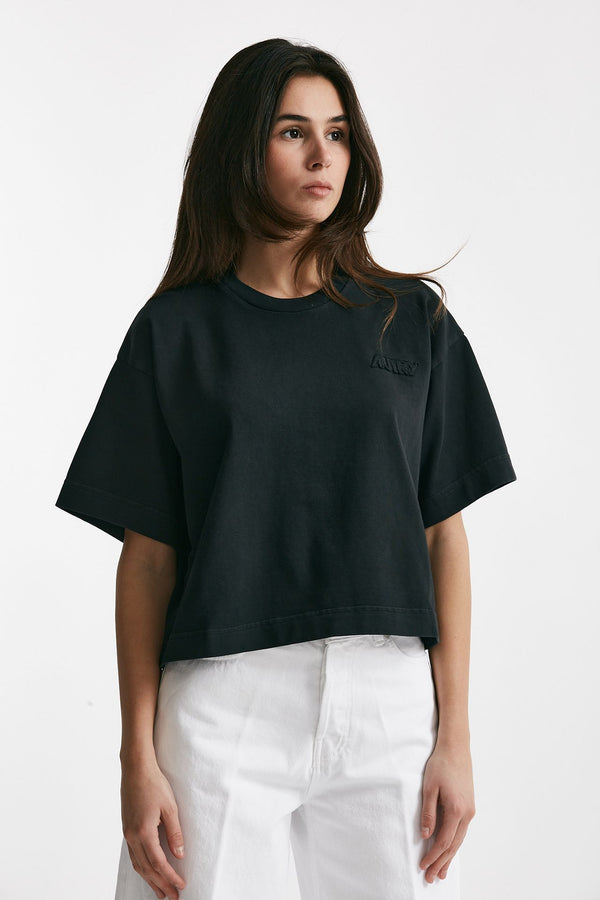 t-shirt scatolina nero women Autry