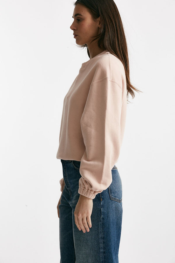 felpa girocollo rosa women Autry