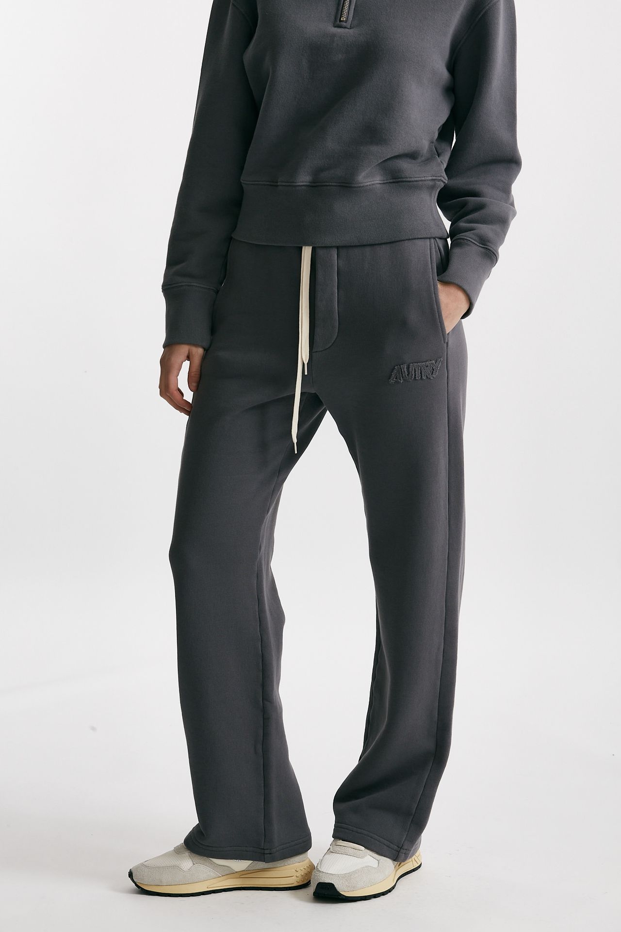 pantalone in felpa vita alta antracite women Autry - 1