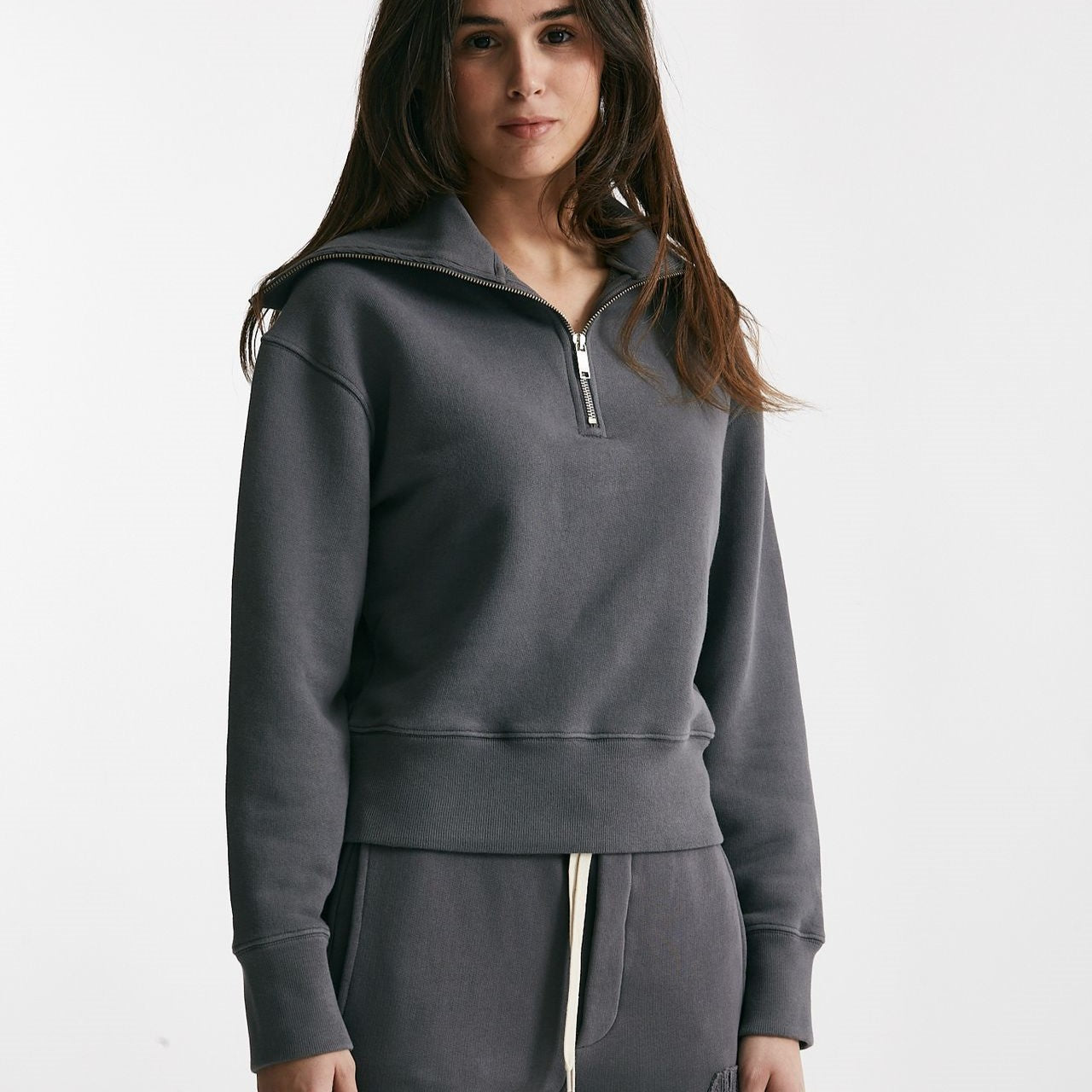 felpa polo antracite con zip women Autry - 6